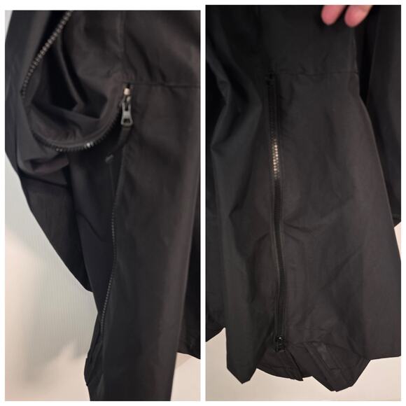 Burberry Men’s Black Perforated Logo Packaway Hood Technical Car Coat XL NWT - Picture 13 of 14